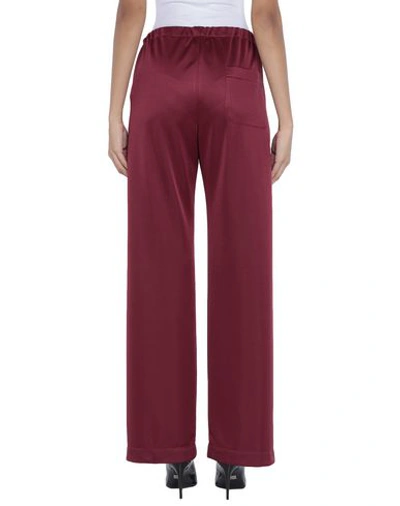 Shop Golden Goose Woman Pants Burgundy Size M Polyester In Red