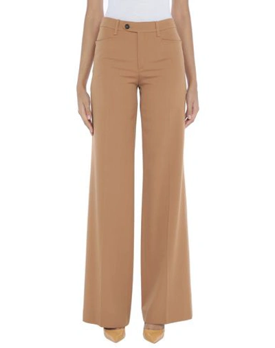 Shop Chloé Woman Pants Brown Size 12 Virgin Wool, Viscose