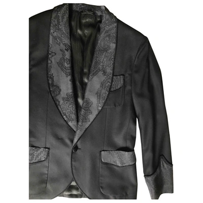 Pre-owned Dolce & Gabbana Black Wool Jacket