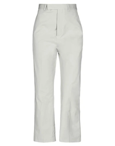Shop Rick Owens Pants In Light Grey