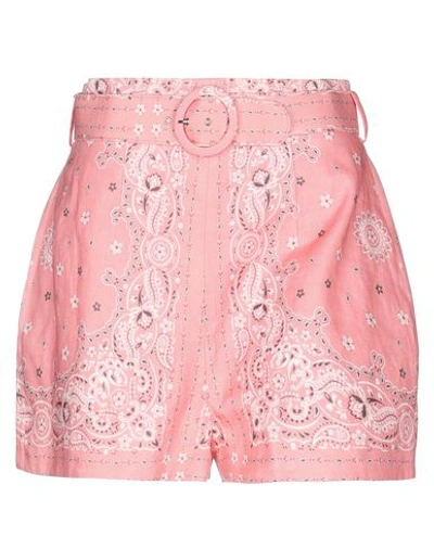 Shop Zimmermann Shorts In Pink