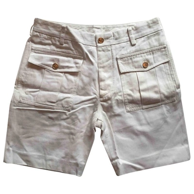 Shorts Louis Vuitton White size S International in Cotton - 24695321