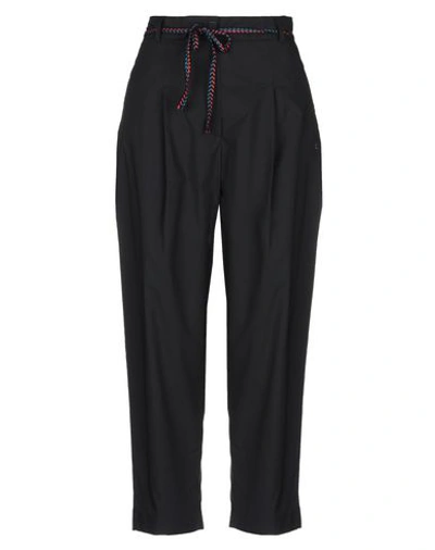 Shop Ottod'ame Casual Pants In Black