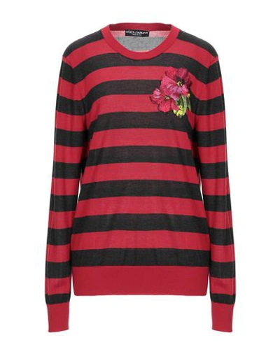 Shop Dolce & Gabbana Cashmere Blend In Red