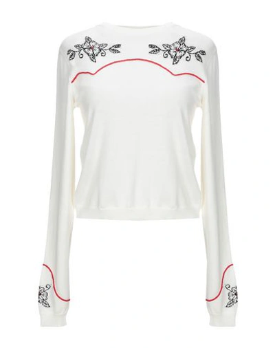 Shop Alanui Sweaters In White