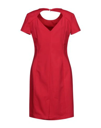 Shop Armani Jeans Short Dresses In Red