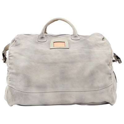 Pre-owned Diesel Grey Leather Bag