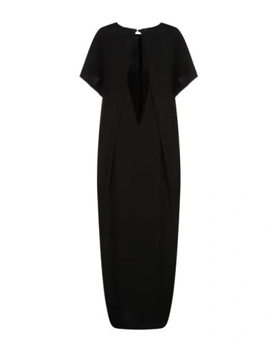 Shop Mauro Grifoni Midi Dresses In Black