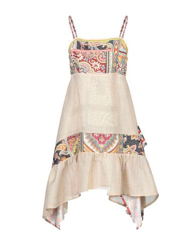 Shop Amuse Short Dresses In Beige