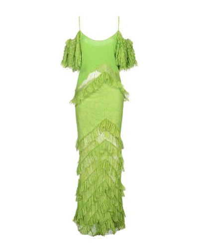 Shop Amen Couture Long Dresses In Light Green