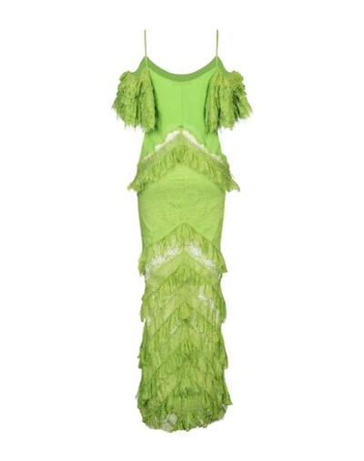 Shop Amen Couture Long Dresses In Light Green