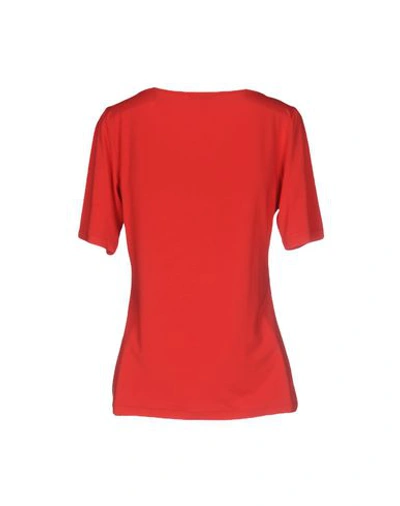 Shop Gran Sasso T-shirts In Red