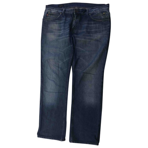 Gucci Blue Cotton Jeans | ModeSens