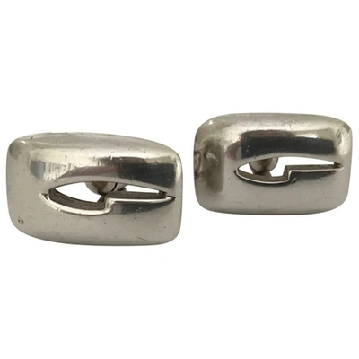 Pre-owned Gucci Silver Silver Cufflinks