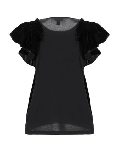 Shop Intropia Blouse In Black