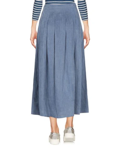 Shop Ulla Johnson Denim Skirt In Blue