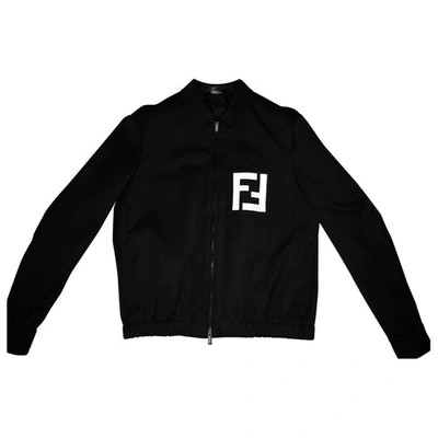Pre-owned Fendi Black Cotton Jacket