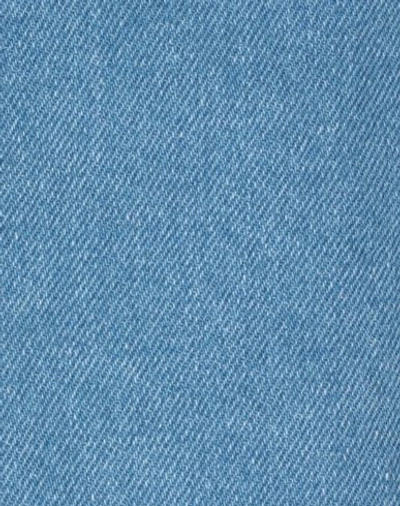 Shop Nanushka Woman Denim Skirt Blue Size S Cotton