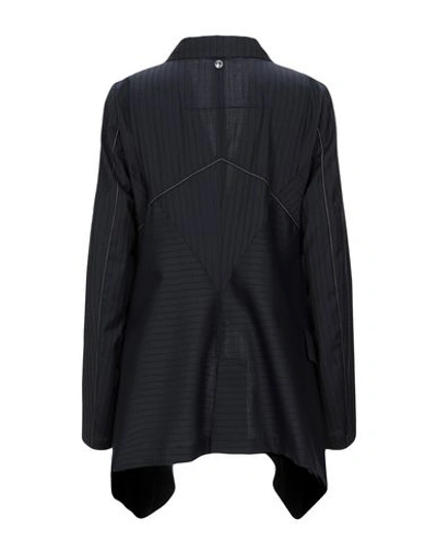 Shop High By Claire Campbell Sartorial Jacket In Dark Blue