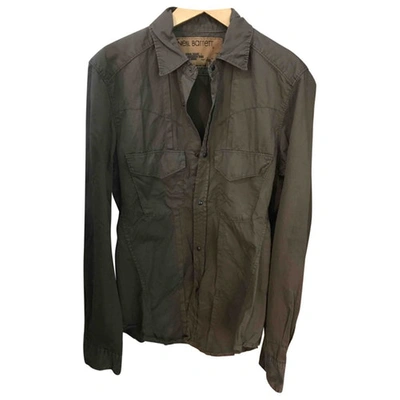 Pre-owned Neil Barrett Shirt In Brown