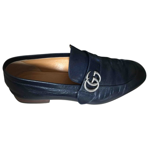 gucci black flat shoes