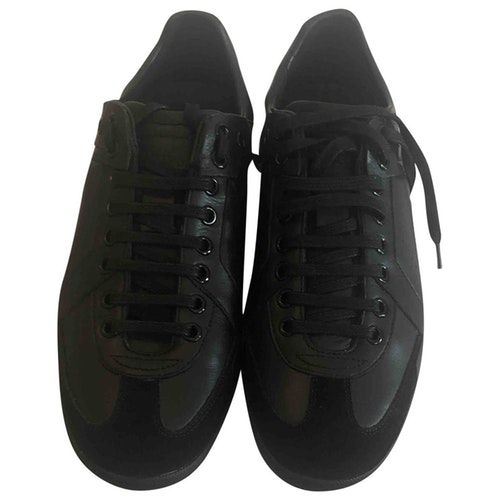 hugo boss black leather trainers