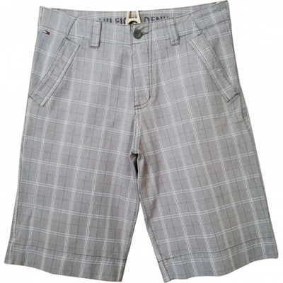 Pre-owned Tommy Hilfiger Trousers In Grey