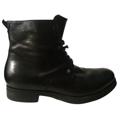 Pre-owned Diesel Black Leather Boots