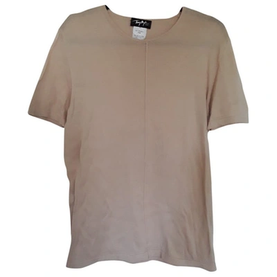 Pre-owned Mugler Beige Cotton T-shirt