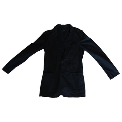 Pre-owned Dolce & Gabbana Navy Cotton Jacket