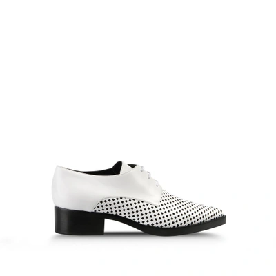 Shop Stella Mccartney Frankie Brogues In White / Black