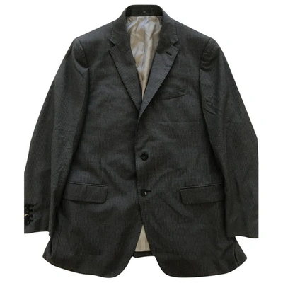 Pre-owned Fendi Wool Suit In Grey