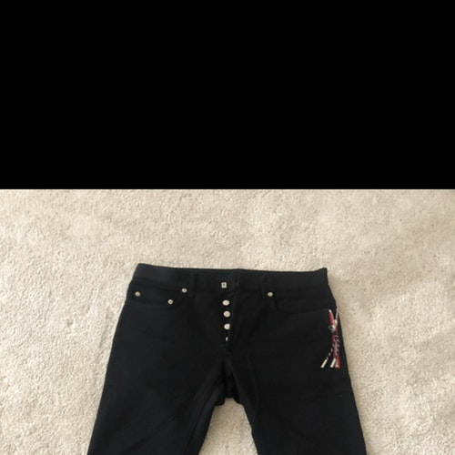 Dior Black Cotton Elasthane Jeans Modesens