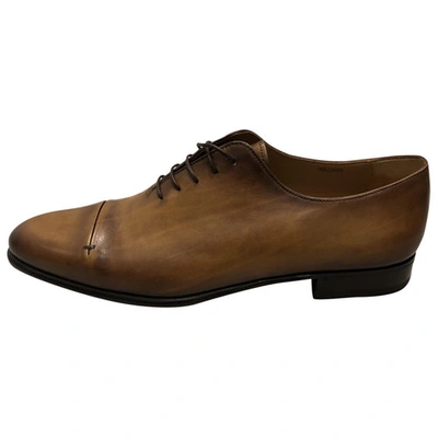 Pre-owned Berluti Brown Leather Lace Ups