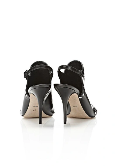 Shop Alexander Wang Natalya High Heel Sandal In Black