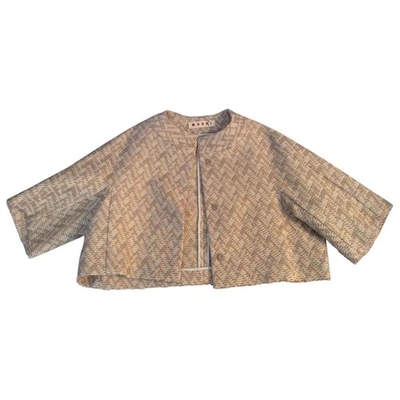 Pre-owned Marni Beige Wool Jacket