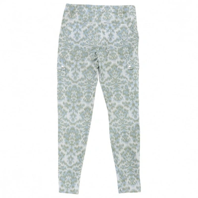 Pre-owned Matthew Williamson Blue Cotton Trousers