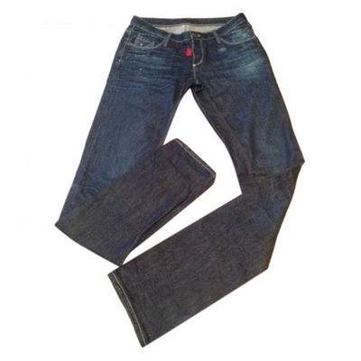 Pre-owned Dsquared2 Blue Cotton Jeans