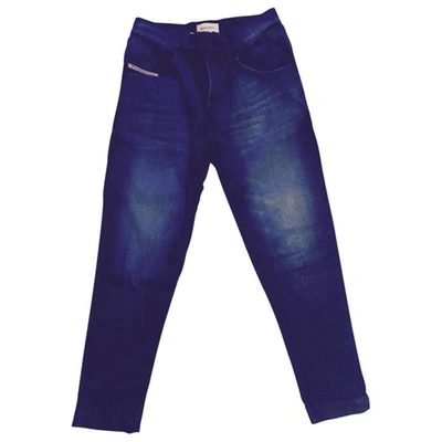 Pre-owned Diesel Straight Jeans In Blue