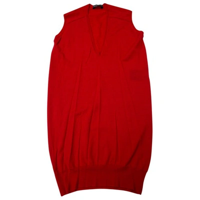 Pre-owned Balenciaga Red Cashmere Knitwear