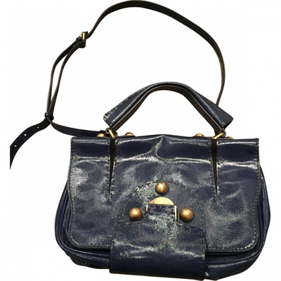 Pre-owned Fendi Blue Leather Handbag