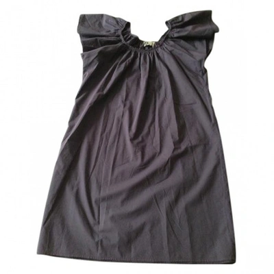Pre-owned Lanvin Purple Cotton Dress
