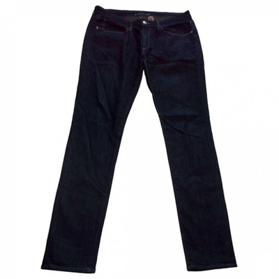 Pre-owned Marc Jacobs Blue Cotton Jeans