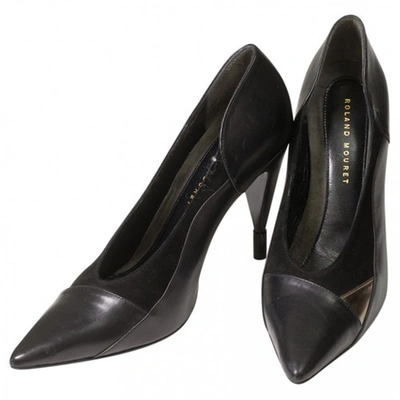 Pre-owned Roland Mouret Black Leather Heels