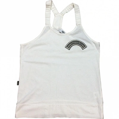 Pre-owned Moschino T-shirt In White