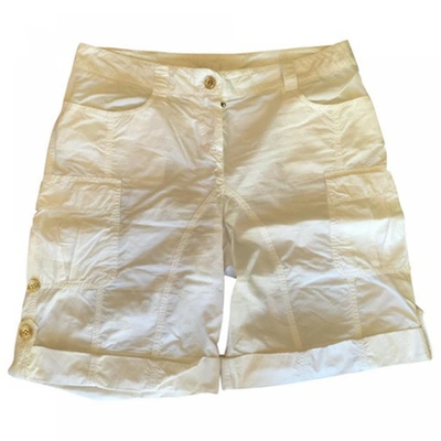 Pre-owned Patrizia Pepe White Cotton Shorts