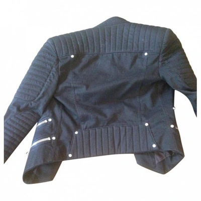 Pre-owned Balmain Black Cotton Jacket