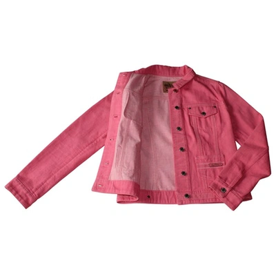 Pre-owned Louis Vuitton Pink Denim - Jeans Jacket