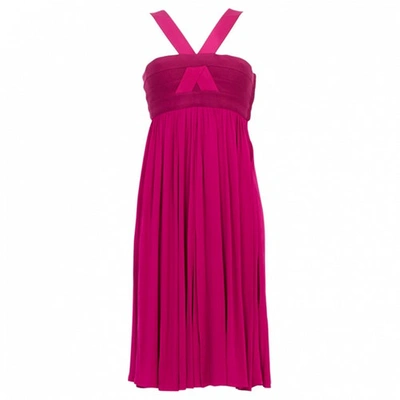 Pre-owned Amanda Wakeley Purple Viscose Dress