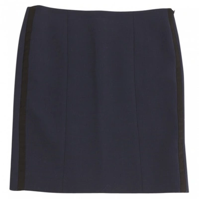 Pre-owned Balenciaga Skirt In Navy